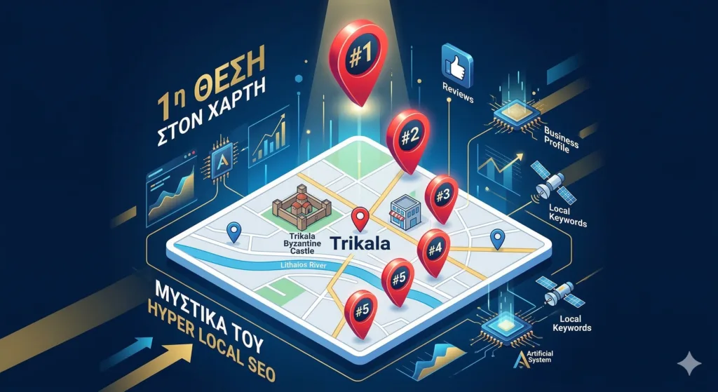 Βελτιστοποίηση Google Maps για τοπικές επιχειρήσεις στα Τρίκαλα από την Artificial System