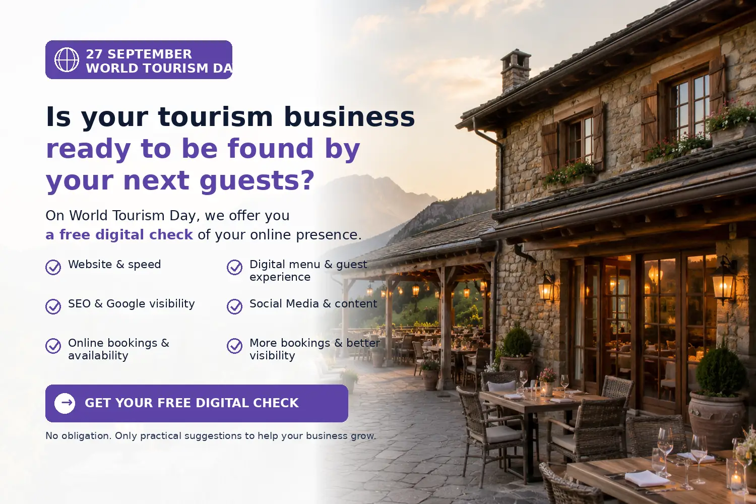 World Tourism Day 2026: Digital Presence for Tourism Businesses